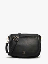 Cross Body Tas Zip Lulu castagnette Zwart zip ZAHAR